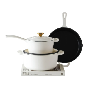 Batería De Cocina Feuer Hierro Enlozado 5 Piezas Color Olla