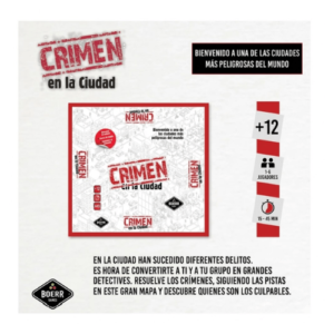 Juego De Mesa Crimen En La Ciudad 81657