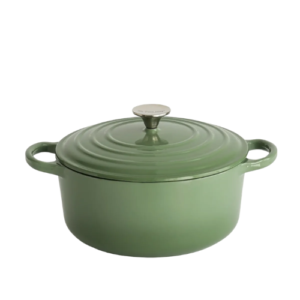 Cacerola Olla Apto Horno Con Asas Hierro Enlozado 25 Cm